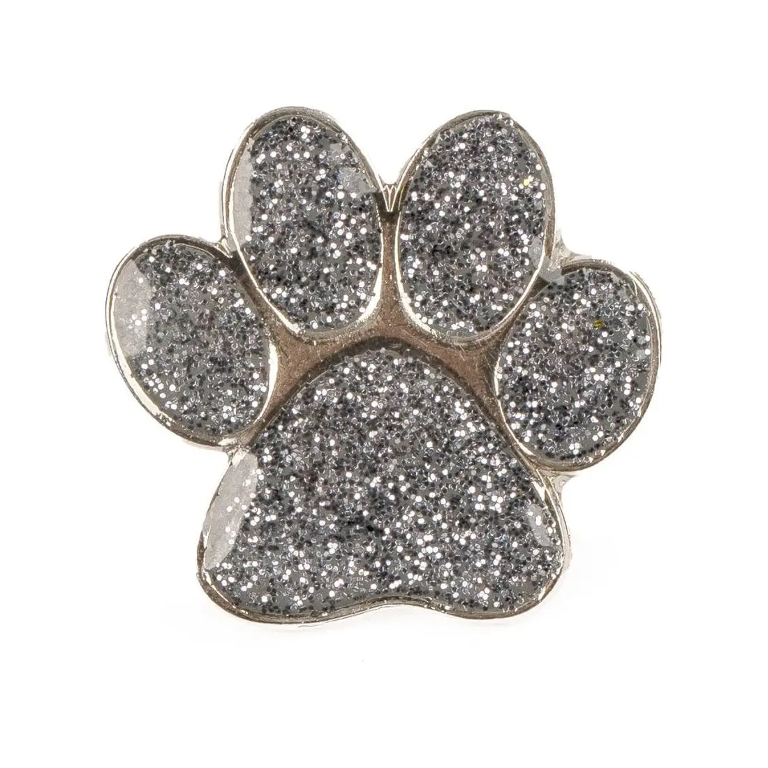 Supporting Paws Charity Badge - Silver
