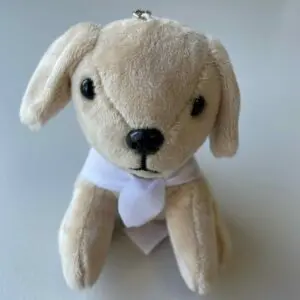 Blue Cross Summer Appeal Plush Dog Keychain