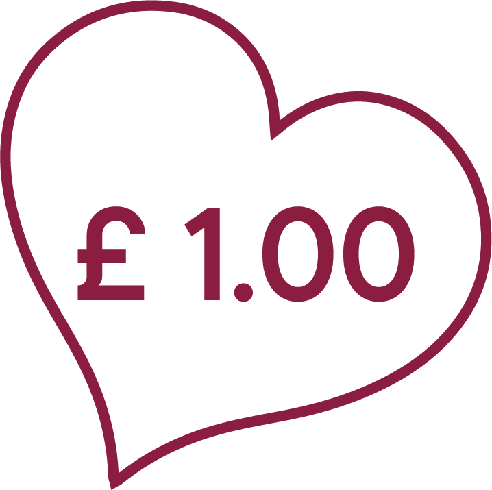 £1.00 donation