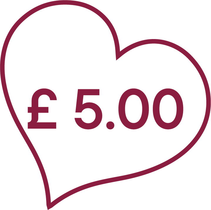 £5.00 donation