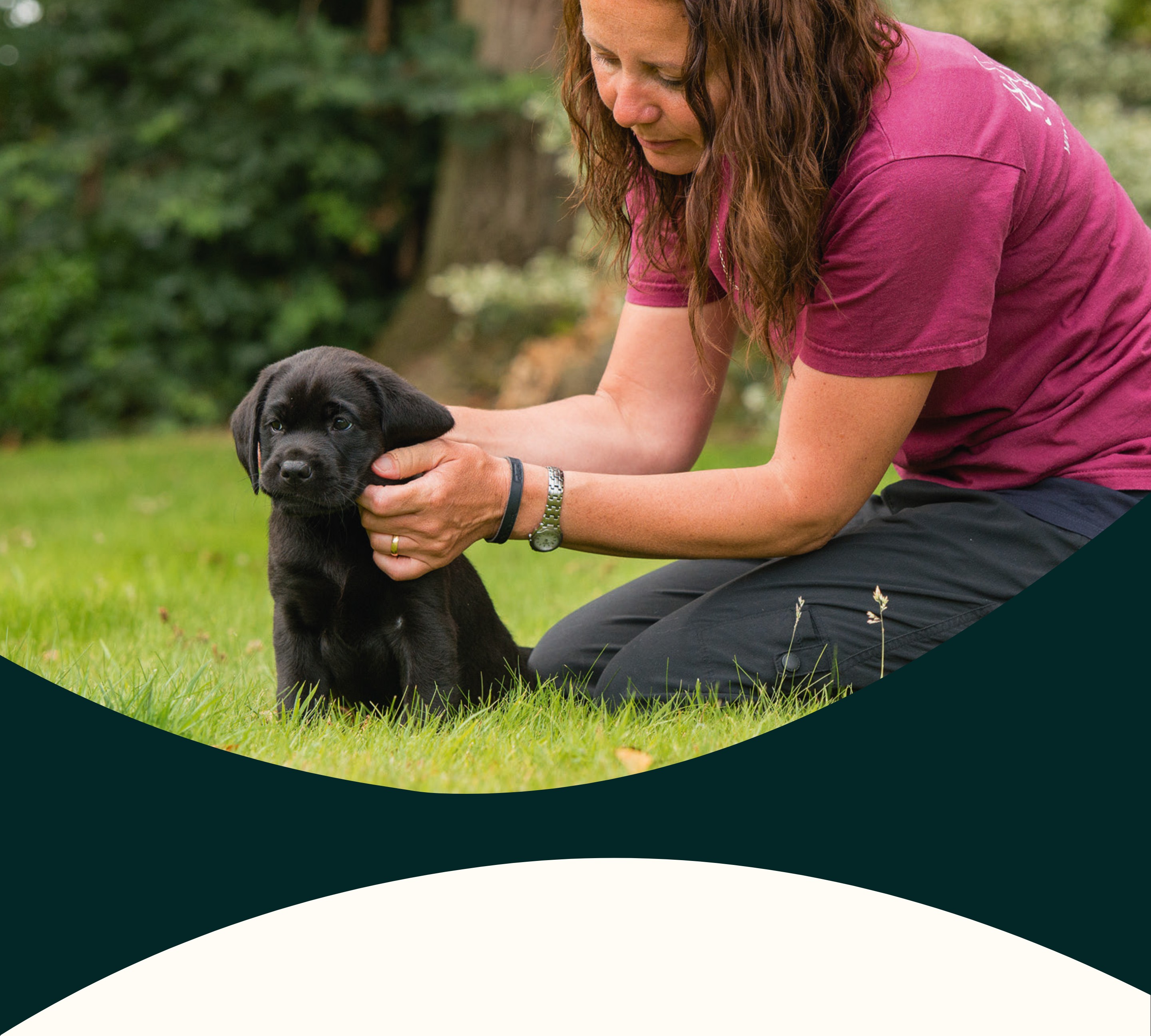 Woman with dog