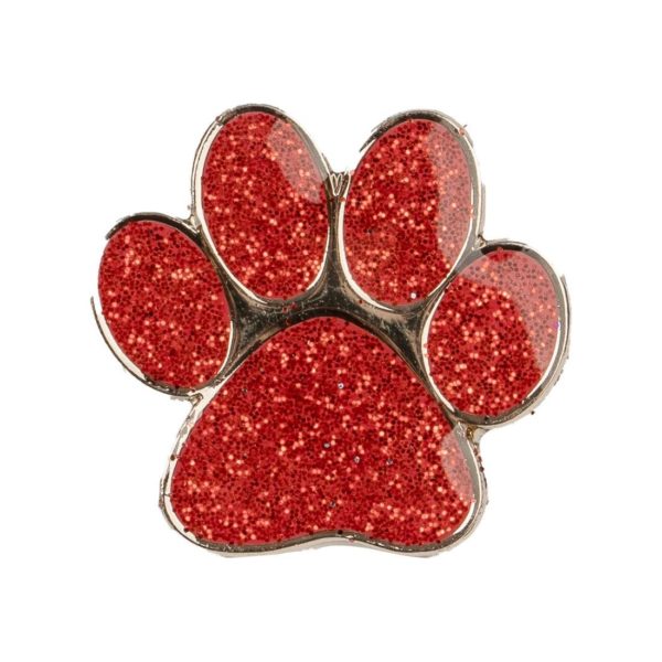 Supporting Paws Charity Badge - Red