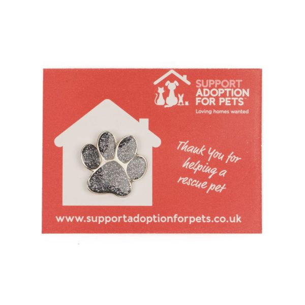 Supporting Paws Charity Badge - Silver - Image 3