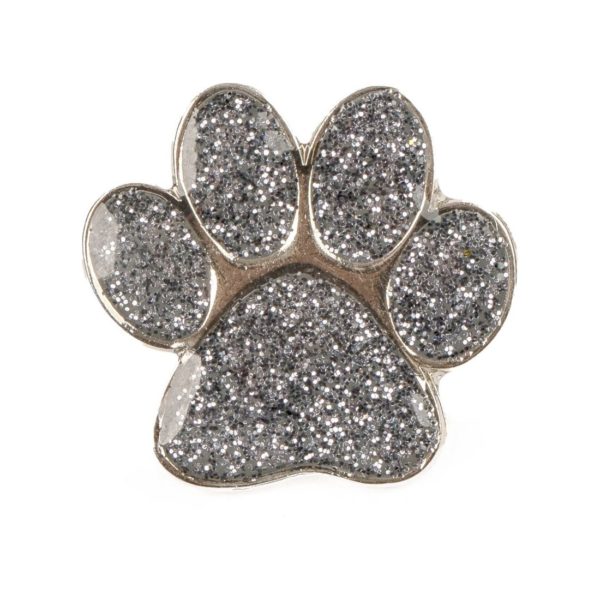 Supporting Paws Charity Badge - Silver