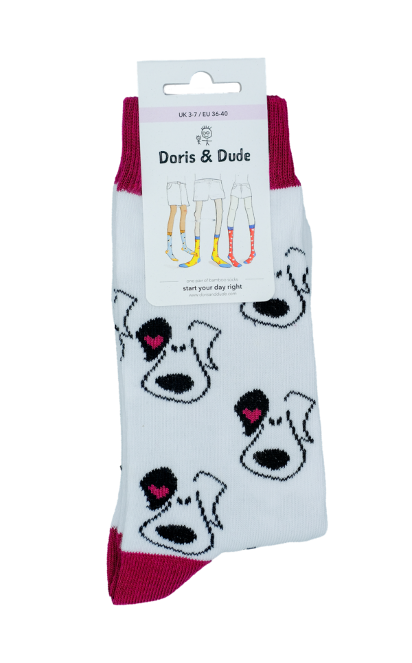 Hearing Dogs puppy face socks