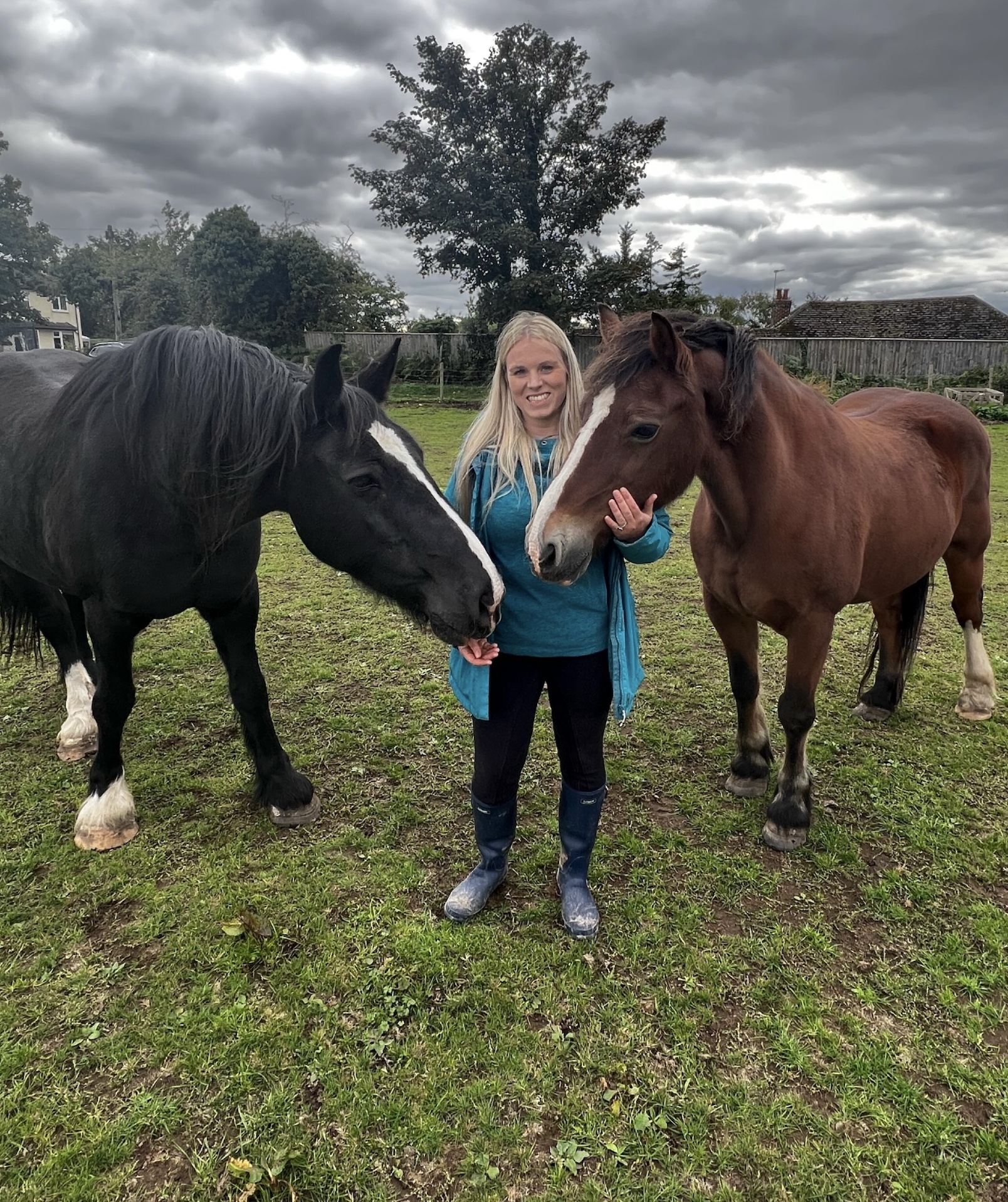 Anna Weffare Admin and her horses