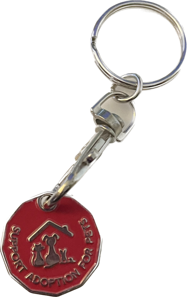 Pets Foundation Trolley Coin Keyring