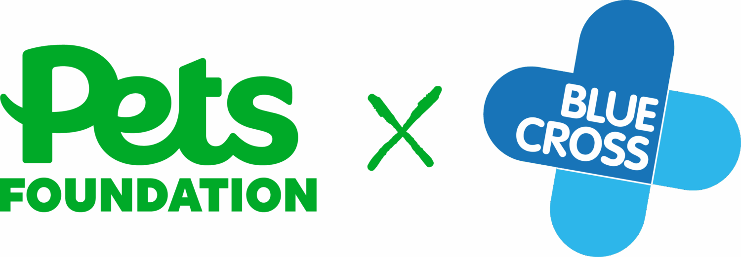 Pets Foundation and Blue Cross Logos